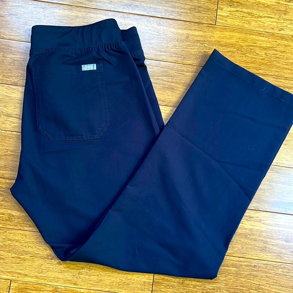Figs Women's Navy Wide Leg Pants
